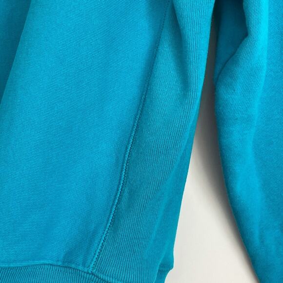 Champion Reverse Weave Teal Blue Crewneck Sweatshirt Size Small - Picture 6 of 7